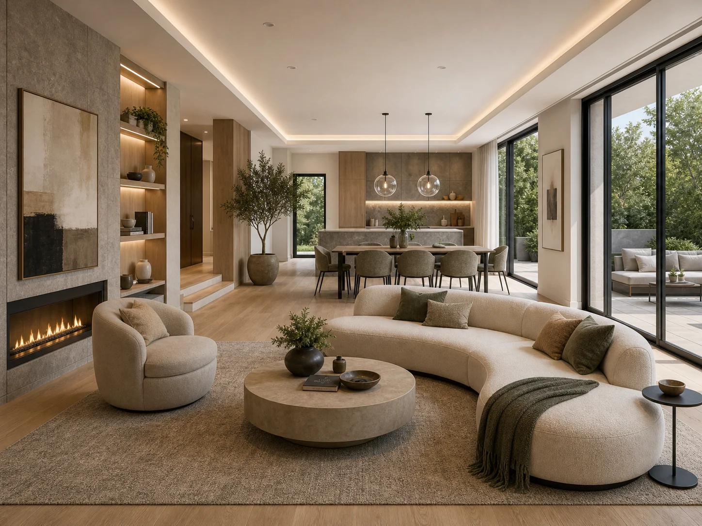 Contemporary preview for the design style selector